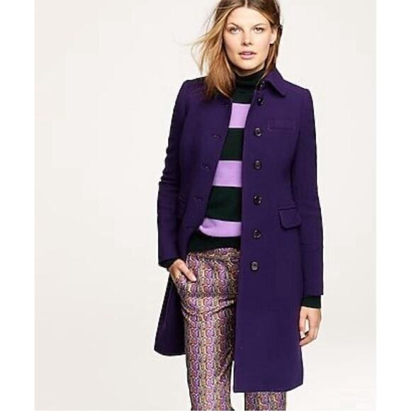 J. Crew Double Cloth Manifattura di Carmignano Italian Wool‎ Coat - Picture 1 of 10